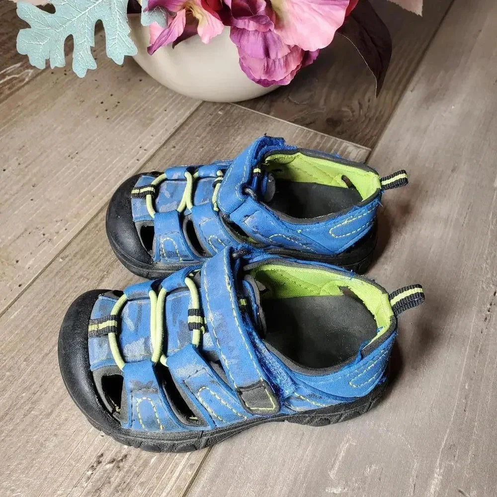 Garanimals Baby Boy Activewear Sports Sandals Blue Camo Size 5 Baby Toddler